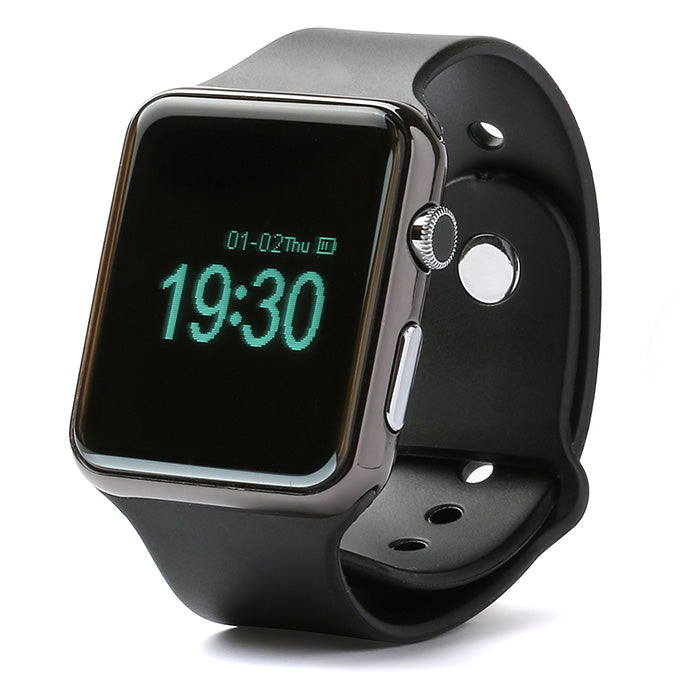 Ceas Smartwatch cu Telefon Sport Ten 2018, Modul Apelare prin BlueTooth, Notificari Apeluri si Mesaje, Inregistrare Voce, Camera 1,3 Mpx, Antizgarieturi, Facebook, Whatsapp, Bratara Silicon Sport, Culoare Negru