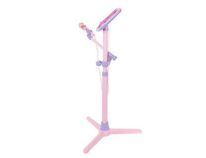 Set idealStore Karaoke, conectare la telefon sau MP3, melodii memorate, volum control, trepied reglabil, efecte sonore si de iluminare