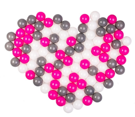 Set de joaca 100 bile colorate idealSTORE, Diametru bila 6 cm, Material moale si durabil, Nontoxic Ideal pentru piscine, parcuri de joaca si corturi