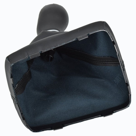 Manson schimbator IdealSTORE, compatibil SEAT LEON 3 cu 6 viteze, Confectionata din piele ecologica foarte rezistenta, culoare negru