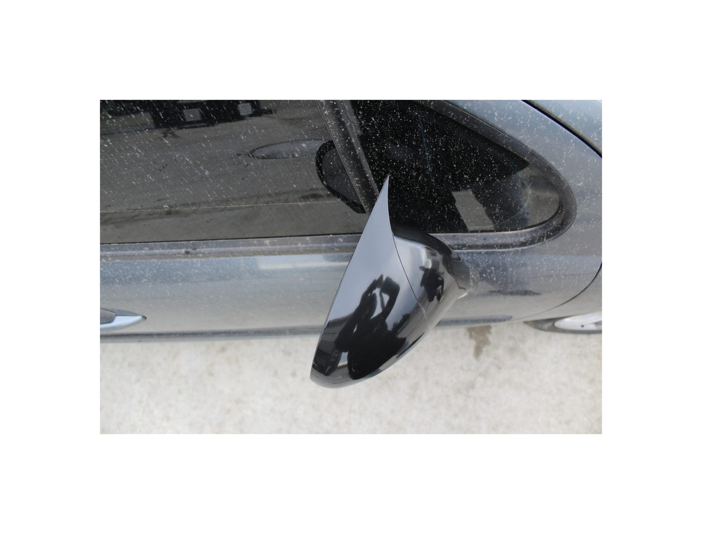 Set 2 Capace Oglinzi tip BATMAN idealSTORE pentru Peugeot 308 2007-2013, culoare Piano Black - Negru Lucios, Montaj Usor, Rezistent UV, Material Premium