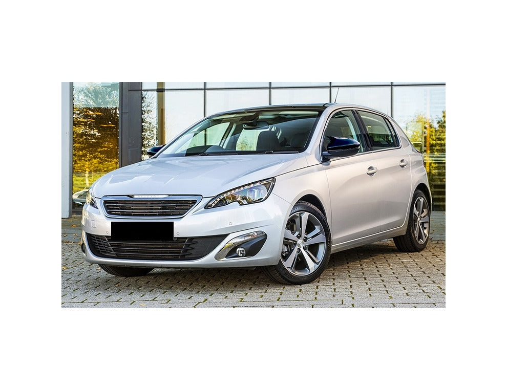 Set 2 Capace Oglinzi tip BATMAN idealSTORE pentru Peugeot 308 2007-2013, culoare Piano Black - Negru Lucios, Montaj Usor, Rezistent UV, Material Premium