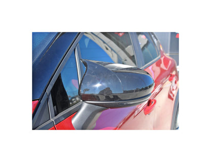 Set 2 Capace Oglinzi tip BATMAN idealSTORE pentru Renault Captur 2020->, culoare Piano Black - Negru Lucios, Montaj Usor, Rezistent UV, Material Premium