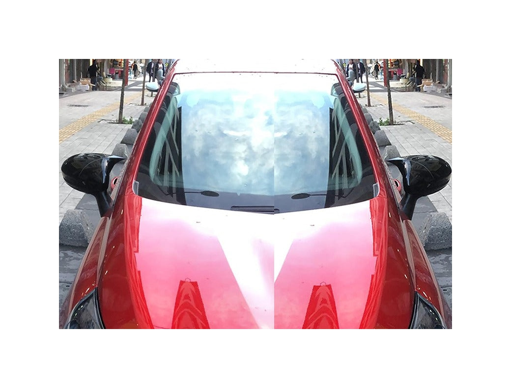 Set 2 Capace Oglinzi tip BATMAN idealSTORE pentru Renault Clio V 2019->, culoare Piano Black - Negru Lucios, Montaj Usor, Rezistent UV, Material Premium