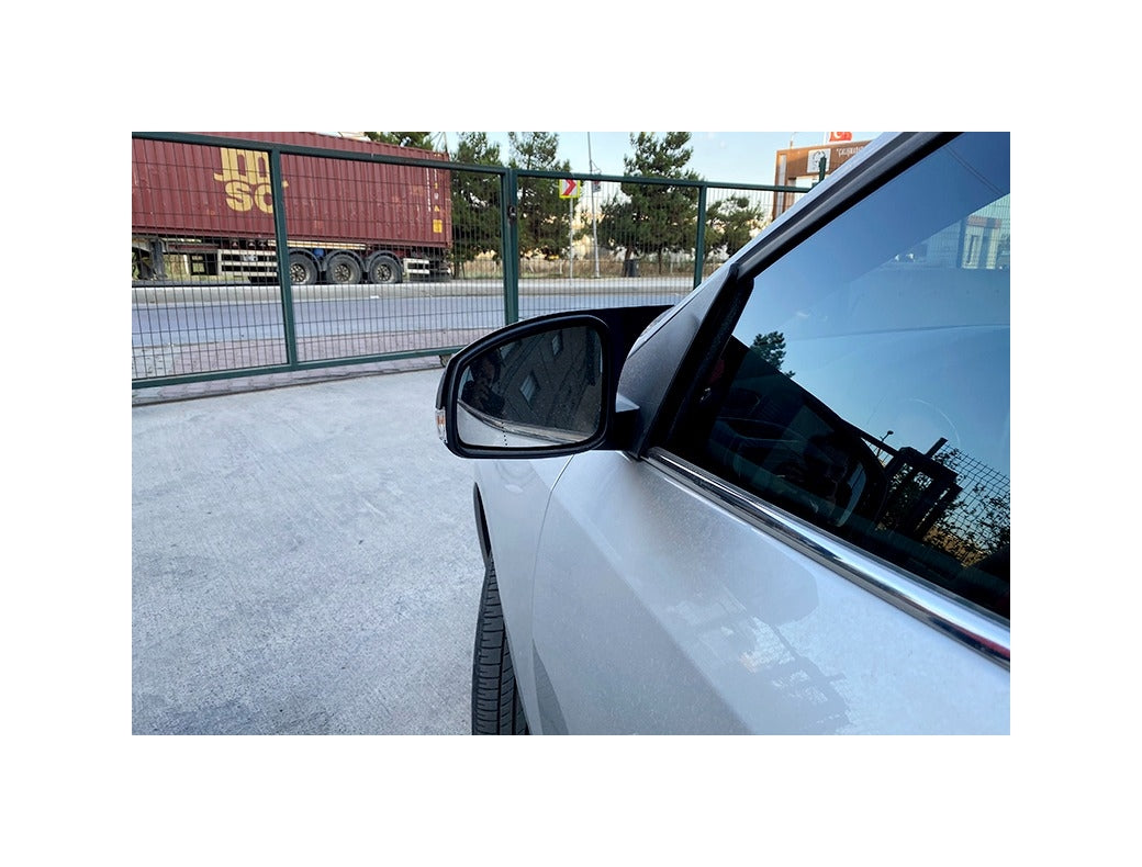 Set 2 Capace Oglinzi tip BATMAN idealSTORE pentru Renault Fluence 2009-2016, culoare Piano Black - Negru Lucios, Montaj Usor, Rezistent UV, Material Premium