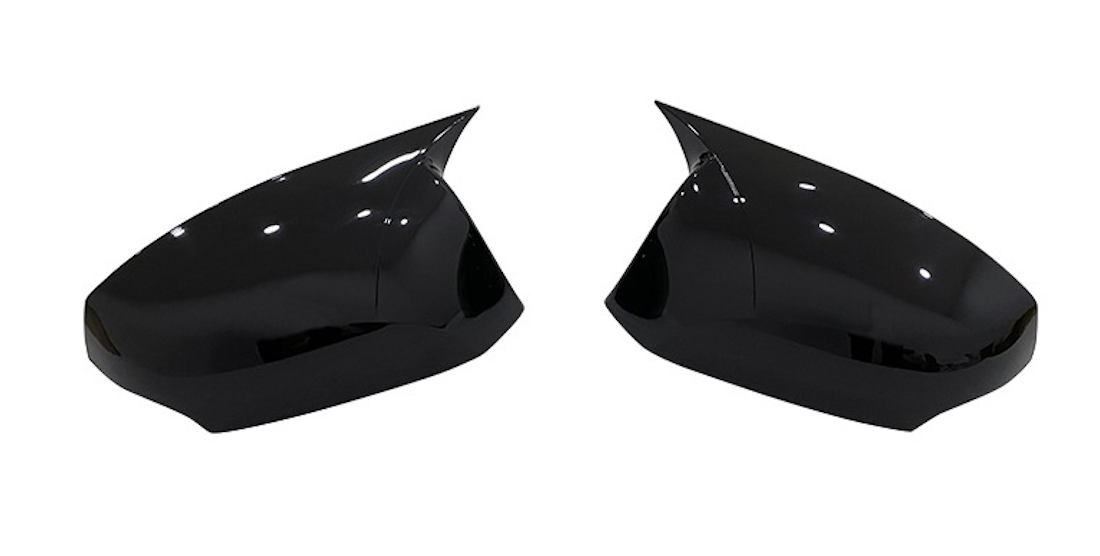 Set 2 Capace Oglinzi tip BATMAN idealSTORE pentru Renault Scenic III 2010-2015, culoare Piano Black - Negru Lucios, Montaj Usor, Rezistent UV, Material Premium