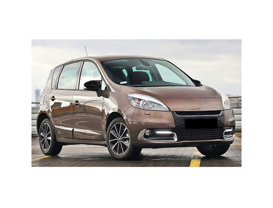 Set 2 Capace Oglinzi tip BATMAN idealSTORE pentru Renault Scenic III 2010-2015, culoare Piano Black - Negru Lucios, Montaj Usor, Rezistent UV, Material Premium