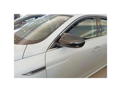 Set 2 Capace Oglinzi tip BATMAN idealSTORE pentru Renault Talisman 2015->, culoare Piano Black - Negru Lucios, Montaj Usor, Rezistent UV, Material Premium