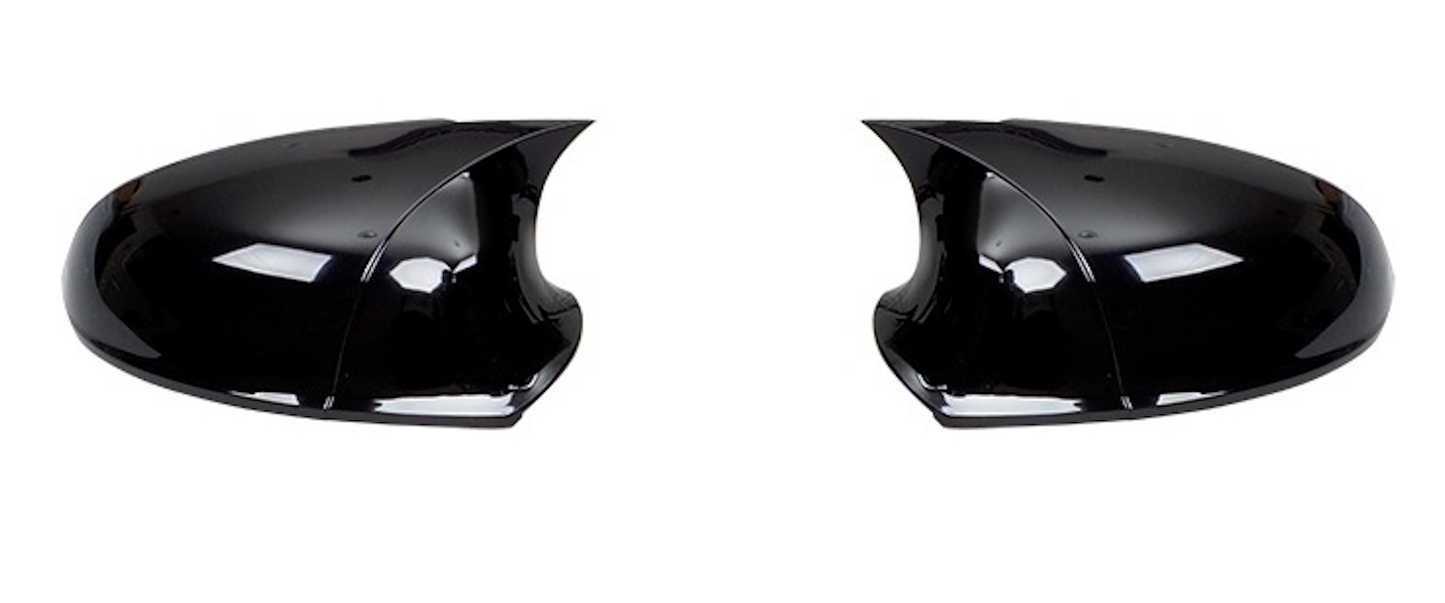Set 2 Capace Oglinzi tip BATMAN idealSTORE pentru Opel Astra J 2009-2020, culoare Piano Black - Negru Lucios, Montaj Usor, Rezistent UV, Material Premium