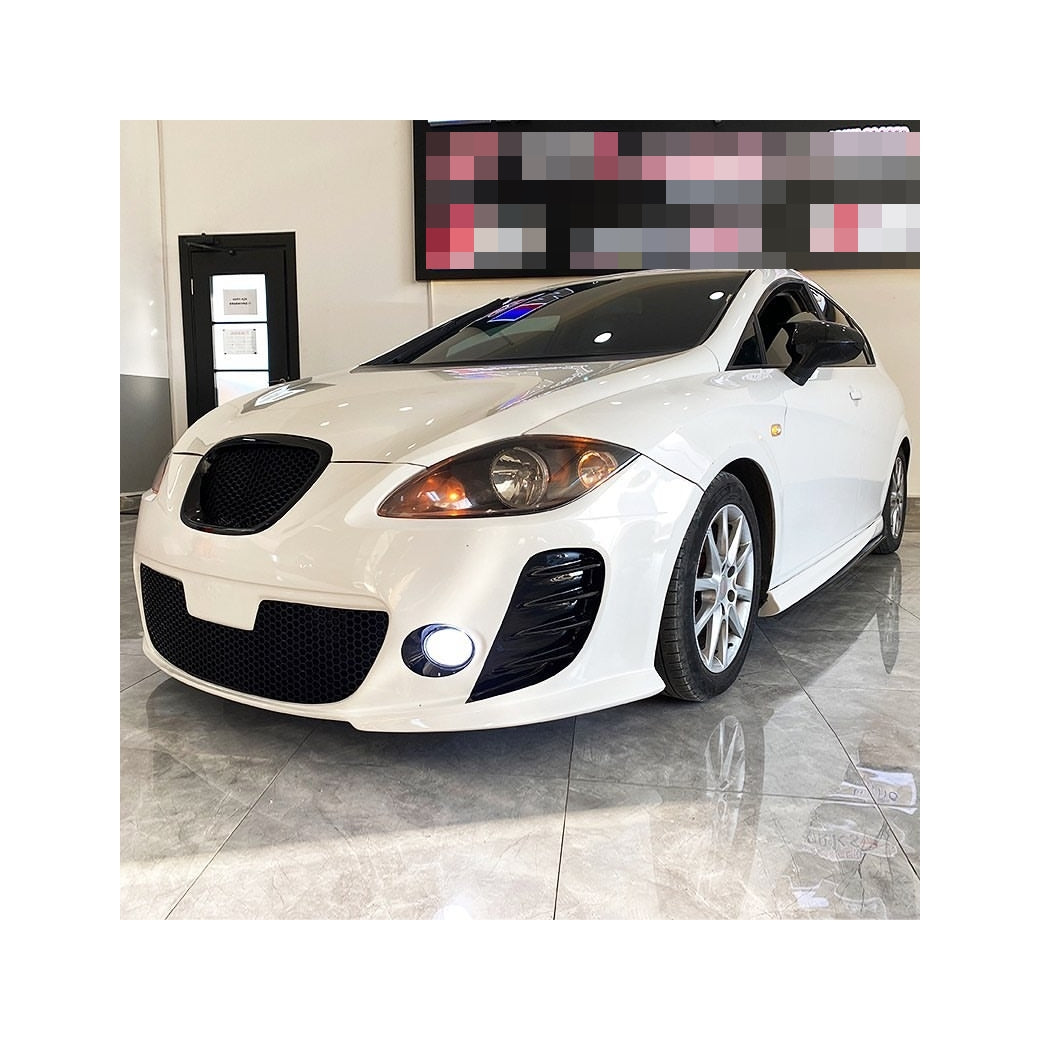 Set 2 Capace Oglinzi tip BATMAN idealSTORE pentru Seat Leon II 2009-2012, culoare Piano Black - Negru Lucios, Montaj Usor, Rezistent UV, Material Premium