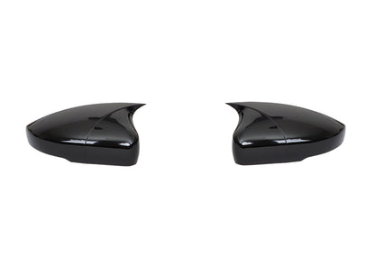 Set 2 Capace Oglinzi tip BATMAN idealSTORE pentru SKODA OCTAVIA 3 2013-2020, culoare Piano Black - Negru Lucios, Montaj Usor, Rezistent UV, Material Premium