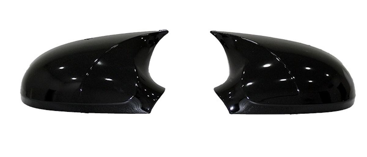 Set 2 Capace Oglinzi tip BATMAN idealSTORE pentru Skoda Superb 2008-2015, culoare Piano Black - Negru Lucios, Montaj Usor, Rezistent UV, Material Premium