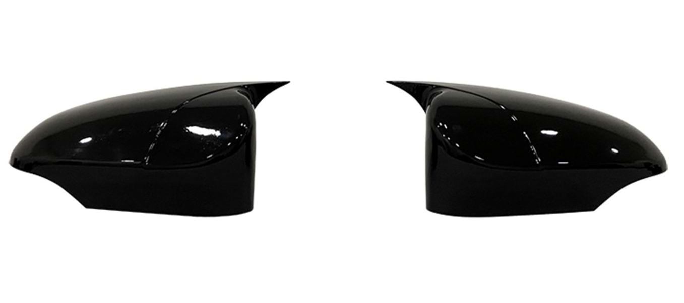 Set 2 Capace Oglinzi tip BATMAN idealSTORE pentru Toyota CHR 2016->, culoare Piano Black - Negru Lucios, Montaj Usor, Rezistent UV, Material Premium
