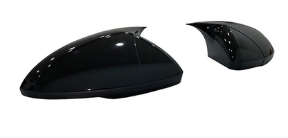 Set 2 Capace Oglinzi tip BATMAN idealSTORE pentru Opel Astra K 2015-2021, culoare Piano Black - Negru Lucios, Montaj Usor, Rezistent UV, Material Premium