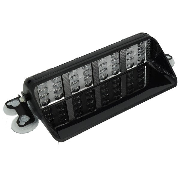 Lampa LED stroboscopica pentru parbriz IdealStore, Lumina Portocalie, Putere 48W, Dimensiune 28x14x7cm, Diferite jocuri de lumini, Tensiune 12V