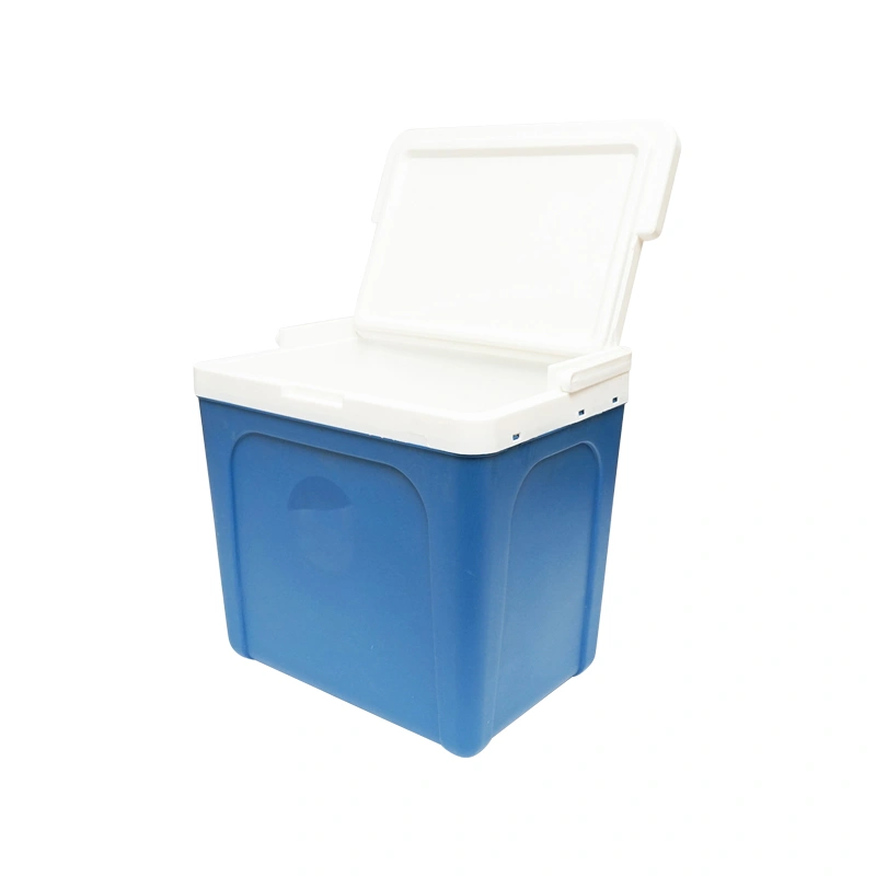 Lada frigorifica IdealSTORE pentru picnic, 25L, albastra, Dimensiuni 390 x 280 x 365 mm