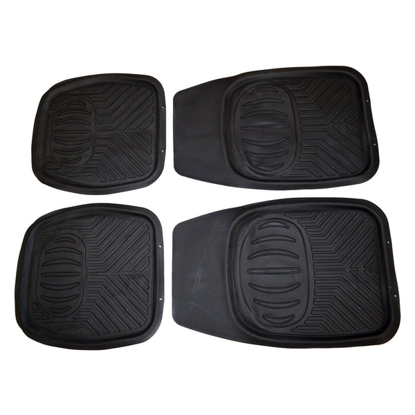 Set 4 covorase cauciuc tavita universal IdealSTORE, fata - 70 x 50 cm, spate -50 x 48 cm