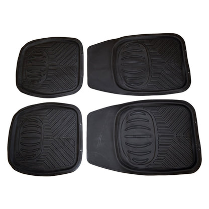 Set 4 covorase cauciuc tavita universal IdealSTORE, fata - 70 x 50 cm, spate -50 x 48 cm