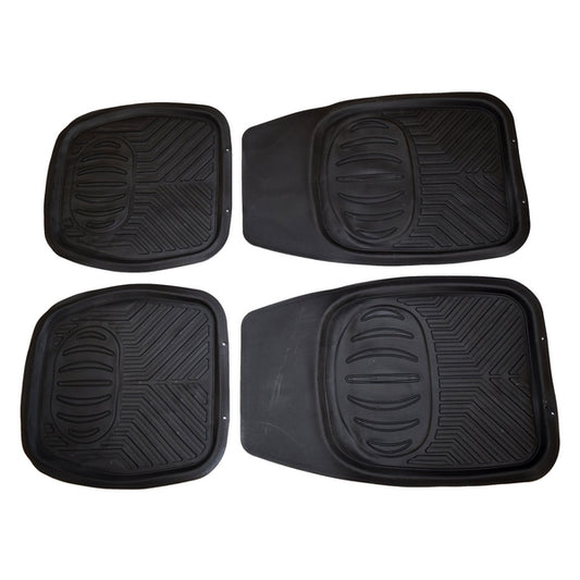 Set 4 covorase cauciuc tavita universal IdealSTORE, fata - 70 x 50 cm, spate -50 x 48 cm