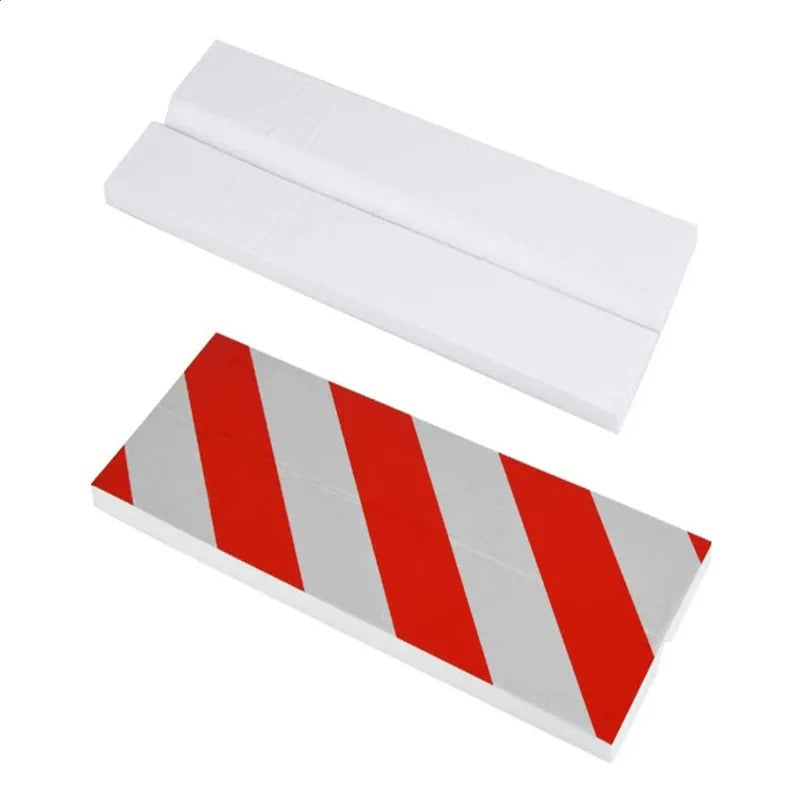 Coltar protectie Reflectorizant idealStore, din Spuma Moale, Utilizare in Garaj, Spatii de Parcare, are Rol de Ghidare si de Protejare, 16 x 38 cm