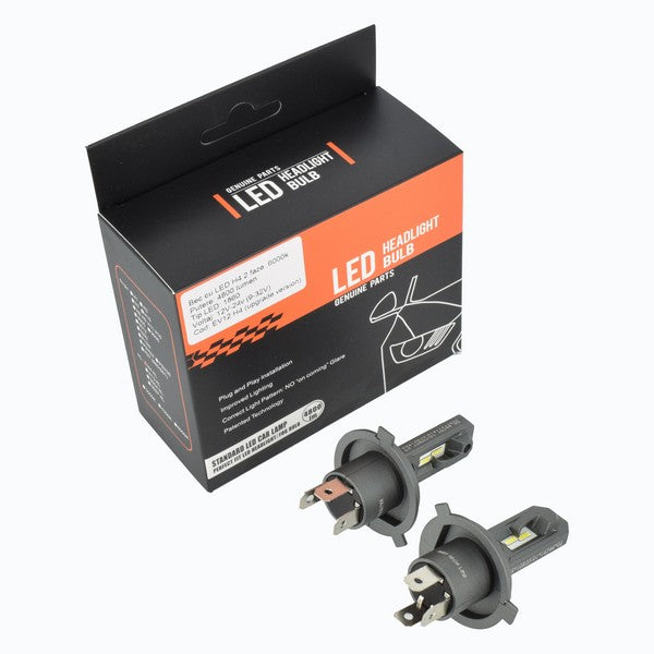 Set Bec Led EV12 H4 idealstore, Doua Faze, LED 1860, 4800 lumen, 6000k, 12-24V