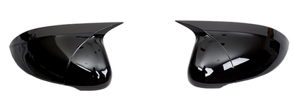 Set 2 Capace Oglinzi tip BATMAN idealSTORE pentru Volkswagen Passat 2015-> B8-B8 FL, culoare Piano Black - Negru Lucios, Montaj Usor, Rezistent UV, Material Premium