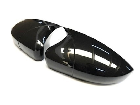Set 2 Capace Oglinzi tip BATMAN idealSTORE pentru Volkswagen Bora 1998-2005, culoare Piano Black - Negru Lucios, Montaj Usor, Rezistent UV, Material Premium