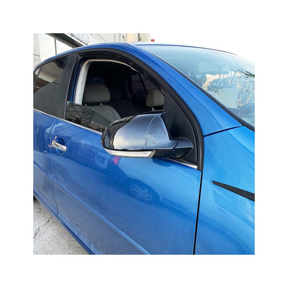 Set 2 Capace Oglinzi tip BATMAN idealSTORE pentru Volkswagen Golf V 2003-2009, culoare Piano Black - Negru Lucios, Montaj Usor, Rezistent UV, Material Premium