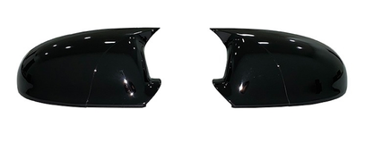 Set 2 Capace Oglinzi tip BATMAN idealSTORE pentru Volkswagen Golf V 2003-2009, culoare Piano Black - Negru Lucios, Montaj Usor, Rezistent UV, Material Premium