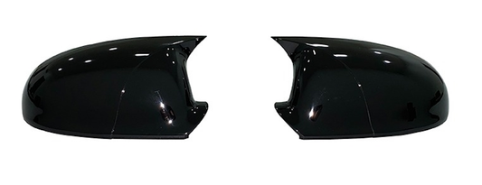 Set 2 Capace Oglinzi tip BATMAN idealSTORE pentru Volkswagen Golf V 2003-2009, culoare Piano Black - Negru Lucios, Montaj Usor, Rezistent UV, Material Premium