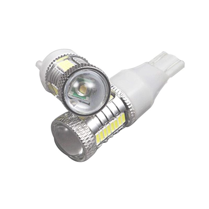 Set 2 becuri auto LED T10 4014 12+1 SMD 5W 12V CANBUS