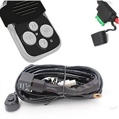 Sistem Telecomanda si Cablaj idealStore pentru Proiectoare LED, On/Off, Joc Stroboscopic, 12V, 2 Pozitii, Leduri Indicatoare de Pozitie