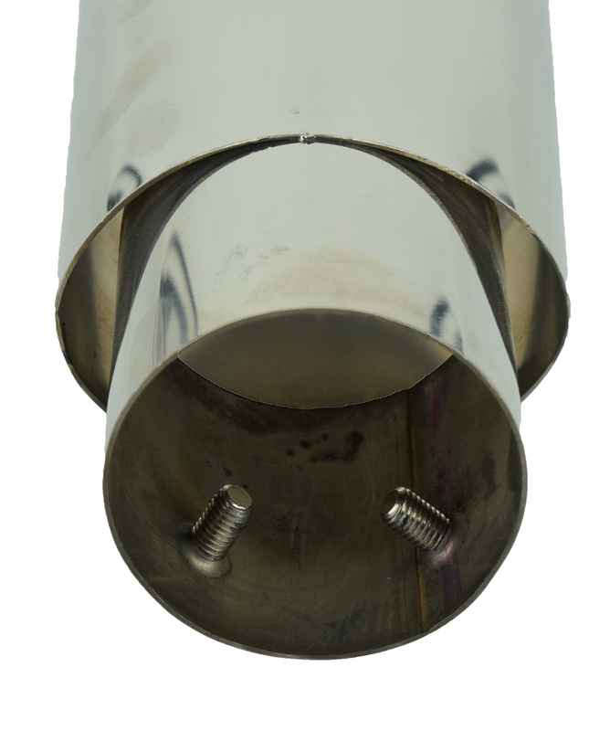 Ornament toba premium IdealStore, Lungime 17.5 cm, Latime 10.5 cm, Diametru intrare toba 7.5 cm, Diametru gaura iesire OVAL 10.5 X 8 cm