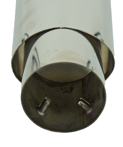 Ornament toba premium IdealStore, Lungime 17.5 cm, Latime 10.5 cm, Diametru intrare toba 7.5 cm, Diametru gaura iesire OVAL 10.5 X 8 cm