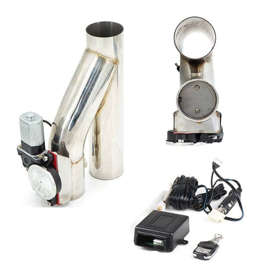 Kit cut-off valve IdealSTORE, Valva electrica Y cu telecomanda pentru orice tip de motorizare, Reda un sunet asemanator cu un Motor Turbo, Diamentru teava 63mm