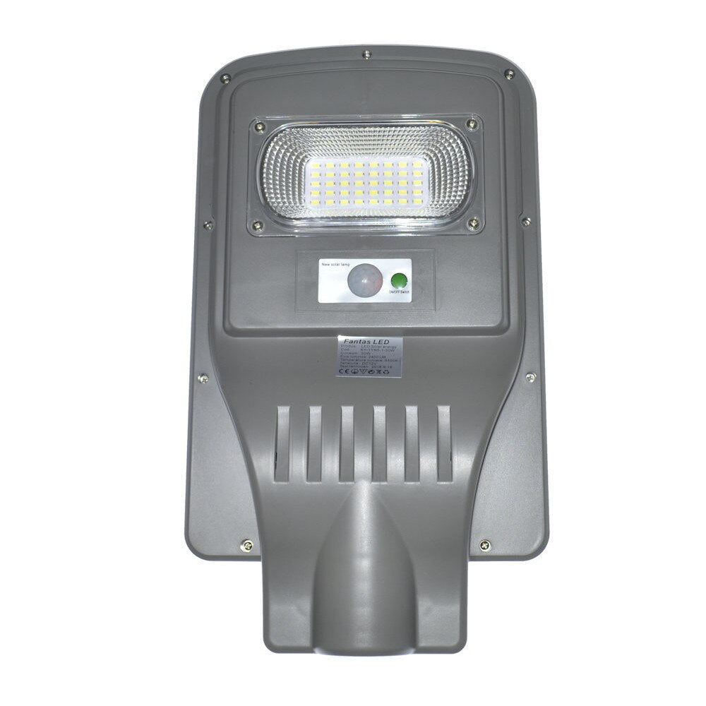 Proiector solar stradal IdealSTORE, putere 30W, Dimensiune proiector 393x210x55mm, Capacitate baterie 3.7V 2x2AH