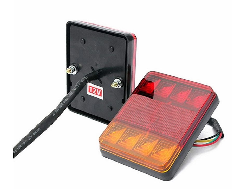 Lampa spate LED 12V idealSTORE, Functie Pozitie, Frana, Stop, Complet Etansa, Utilizare Remorci, Camioana, Tractoare