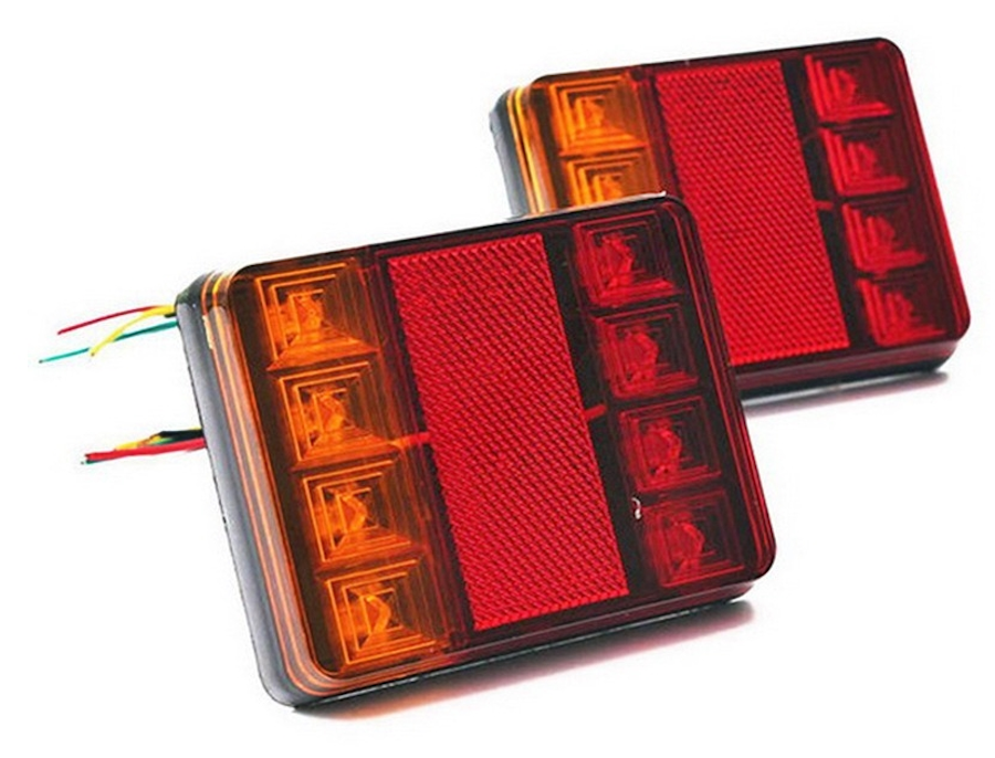 Lampa spate LED 12V idealSTORE, Functie Pozitie, Frana, Stop, Complet Etansa, Utilizare Remorci, Camioana, Tractoare