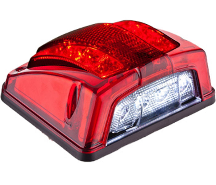 Lampa numar inmatriculare IdealSTORE, 12-24V, Lungime 13.6 cm, Latime 12.6 cm, pozitie tip neon cu lumina alba pentru numar