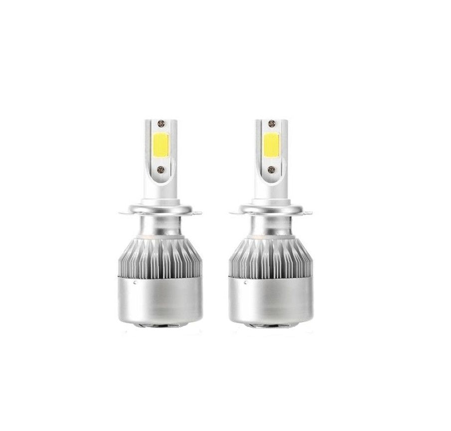Set bec LED idealSTORE H4 cu doua faze, Putere: 30W - 3200 lumeni, 6000k, Voltaj: 12-24V
