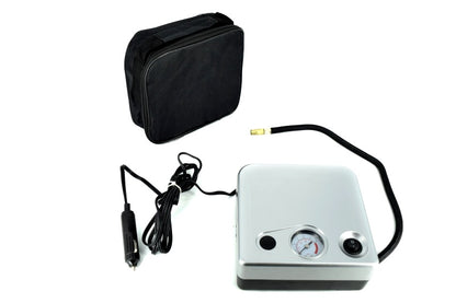 Compresor aer IdealSTORE cu manometru, Tensiune 12V, 100 PSI