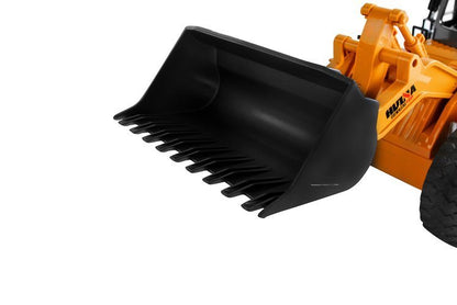 Buldoexcavator idealStore New Truck Construction cu Telecomanda, Functioneaza pe Nisip, Pietris, Gradina, Terenul de Joaca, Cupa Mobila, Raza de actiune de pana la 50 metri, Roti de cauciuc