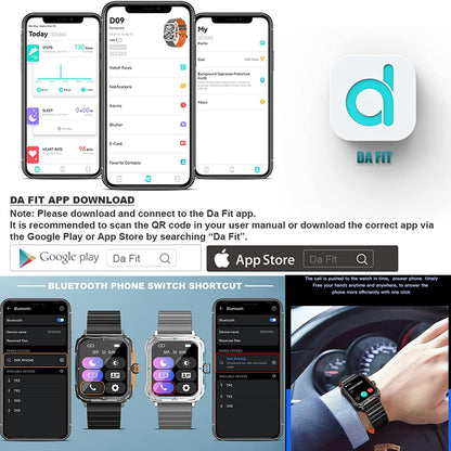 Ceas Smartwatch StrongCollection IdealStore, Ecran Tactil 1.83 inch, Notificari Mesaje si Retele Sociale, Preluare Apeluri BT, Microfon si Difuzor incorporat, Monitorizare Somn, Tensiune arteriala, Multi-Sport, IP67, Alarma, Android-IOS, Gray Edition