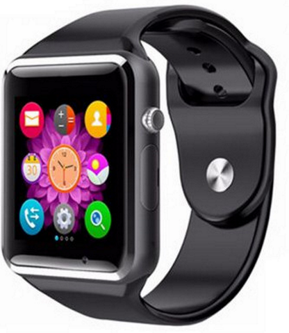 Ceas Smartwatch cu Telefon Sport Ten Plus 2018, Modul Apelare prin BlueTooth, Notificari Apeluri si Mesaje, Inregistrare Voce, Camera 1,3 Mpx, Antizgarieturi, Facebook, Whatsapp, Bratara Silicon Sport, Culoare Negru