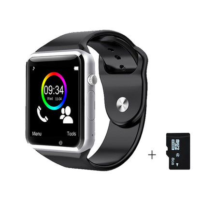 Ceas Smartwatch cu Telefon Sport Ten Plus 2018, Modul Apelare prin BlueTooth, Notificari Apeluri si Mesaje, Inregistrare Voce, Camera 1,3 Mpx, Antizgarieturi, Facebook, Whatsapp, Bratara Silicon Sport, Culoare Negru