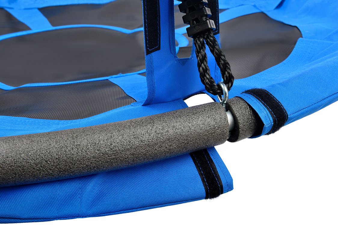 Leagan pentru copii profesional idealStore Oxford, tip Cuib, Sarcina maxima 150 Kg, Diametru 95 cm, Structura Otel, Franghii Regalbile, Tesatura Impermeabila, Design Modern