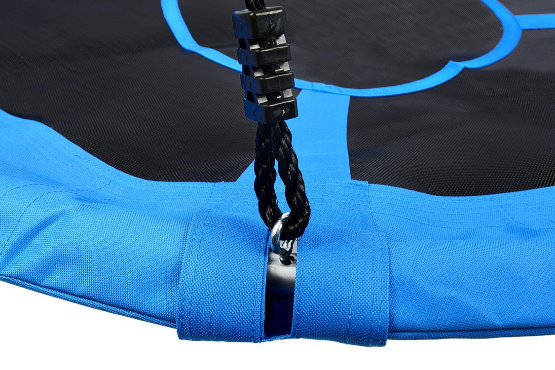 Leagan pentru copii profesional idealStore Oxford, tip Cuib, Sarcina maxima 150 Kg, Diametru 95 cm, Structura Otel, Franghii Regalbile, Tesatura Impermeabila, Design Modern