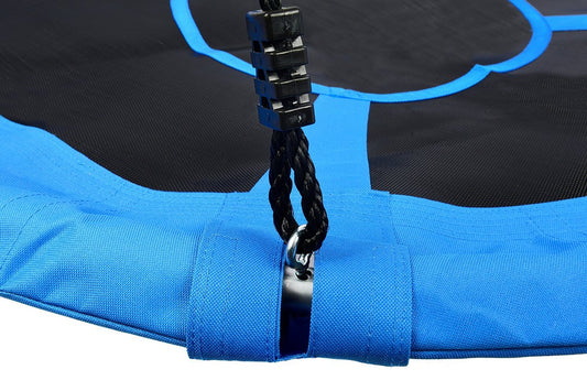 Leagan pentru copii profesional idealStore Oxford, tip Cuib, Sarcina maxima 150 Kg, Diametru 95 cm, Structura Otel, Franghii Regalbile, Tesatura Impermeabila, Design Modern