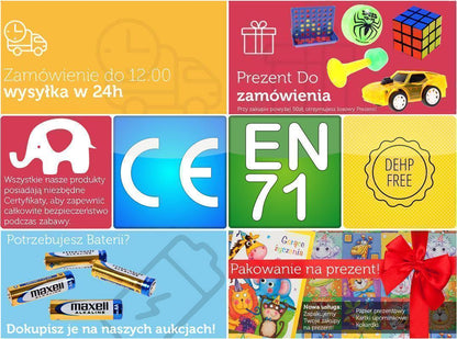 Jucarie Interactiva Idl Crazy School Bus, jocuri de lumini, diverse modalitati de invatare, sunete animale, schimbarea autmata a directiei de mers