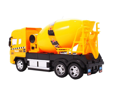 Betoniera interactiva cu telecomanda idealSTORE, Dimensiuni 25 x 7 x 13 cm, Control la distanta 4 canale, Viraj stanga/dreapta, Mers inainte/inapoi, Ideala pentru pasionatii de utilaje